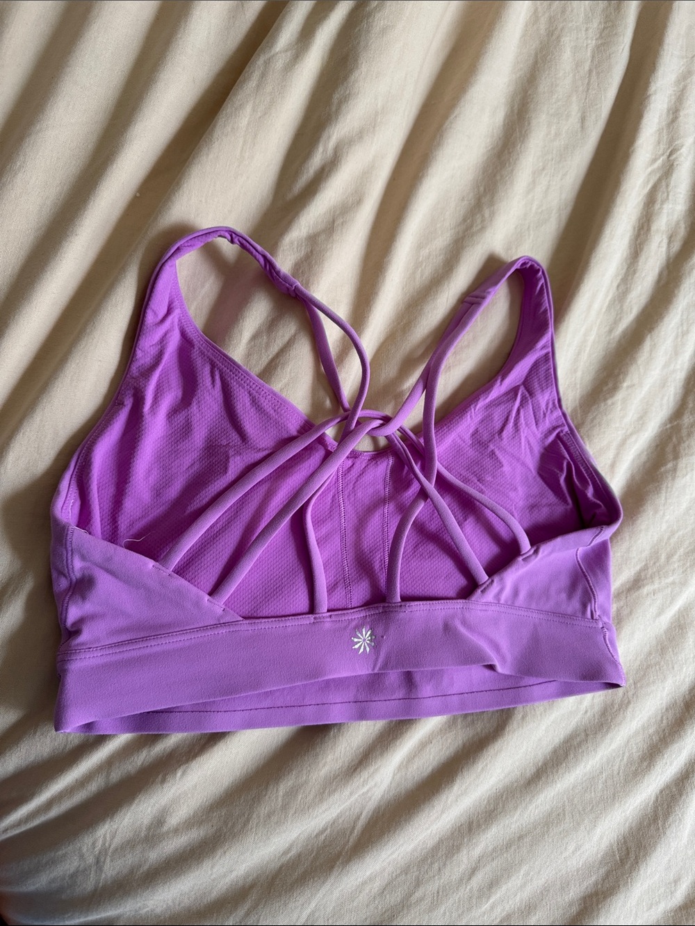 Athleta Purple Strappy Sports Bra